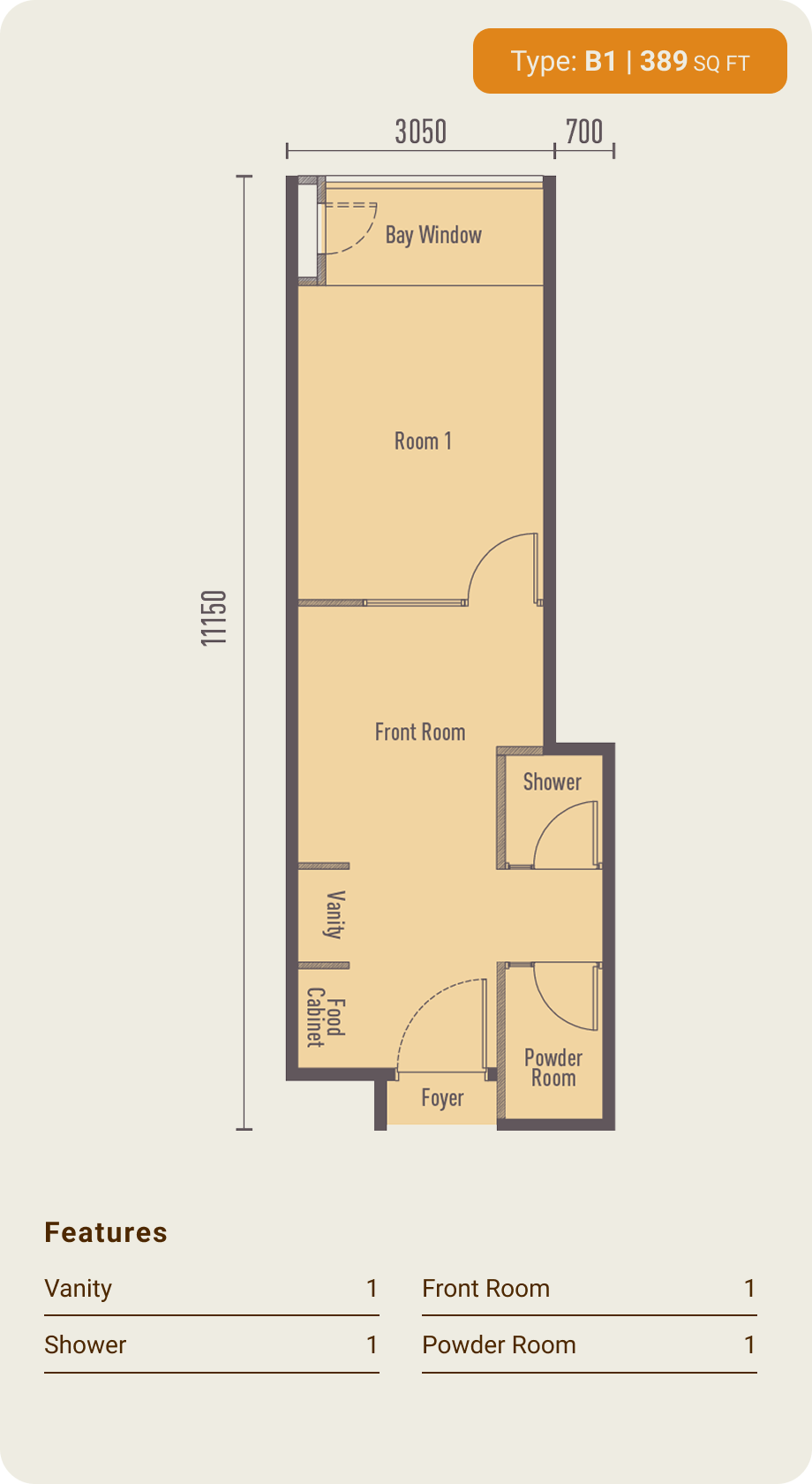 1bedroom_Unit b1