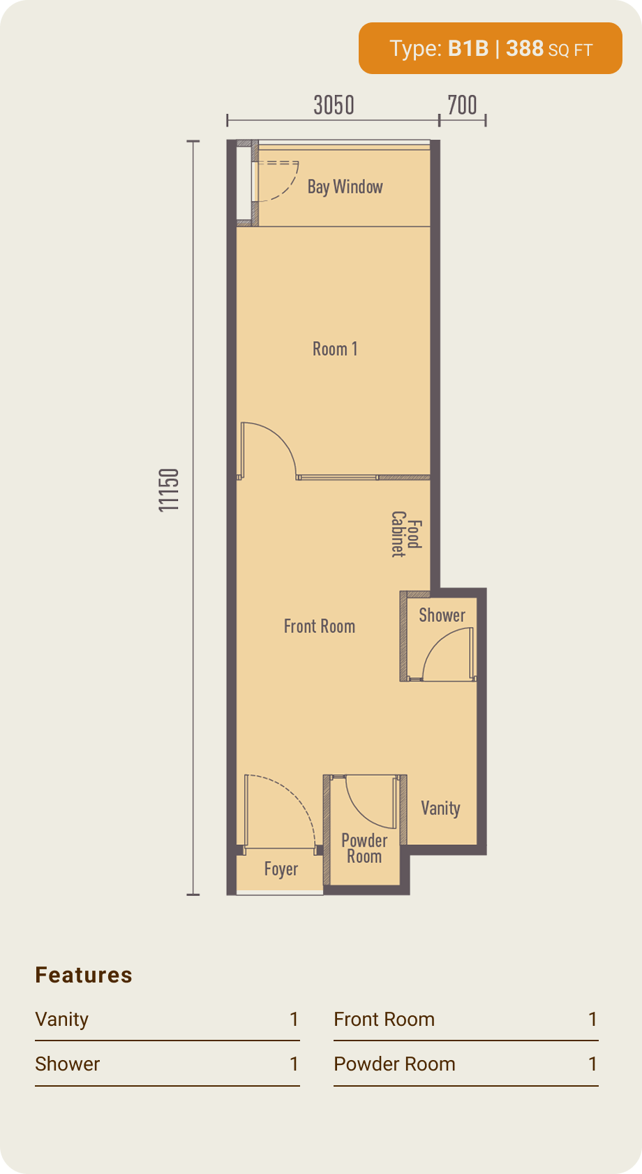 1bedroom_Unit b1b